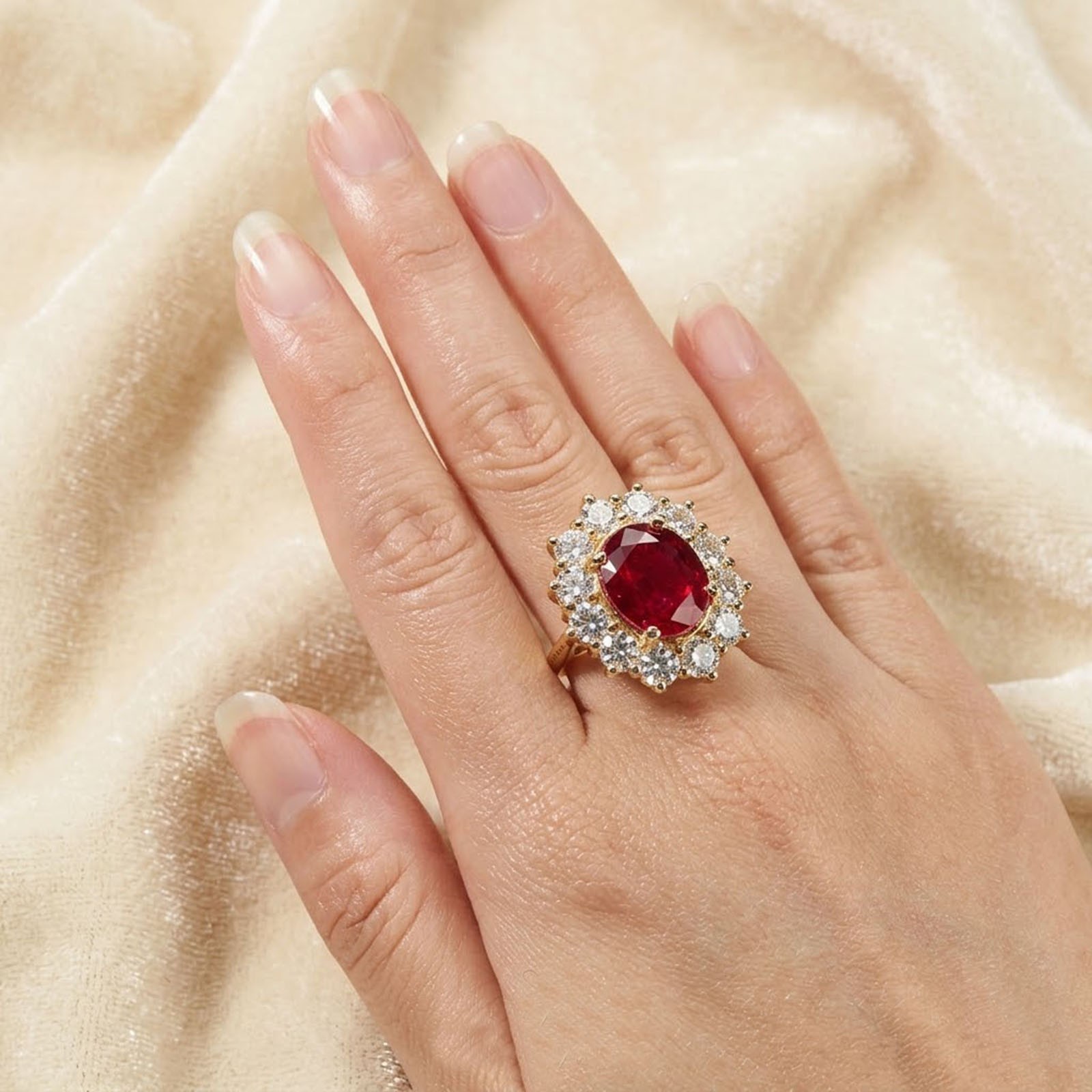 Glittering Pink Padparadscha Sapphire 10.60Ct 925 Sterling Silver 24K Gold Rings