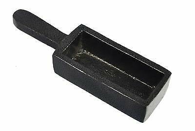 40 oz Cast Iron Loaf Bar Ingot Mold W/ Handle Melting Gold Silver Copper Scrap