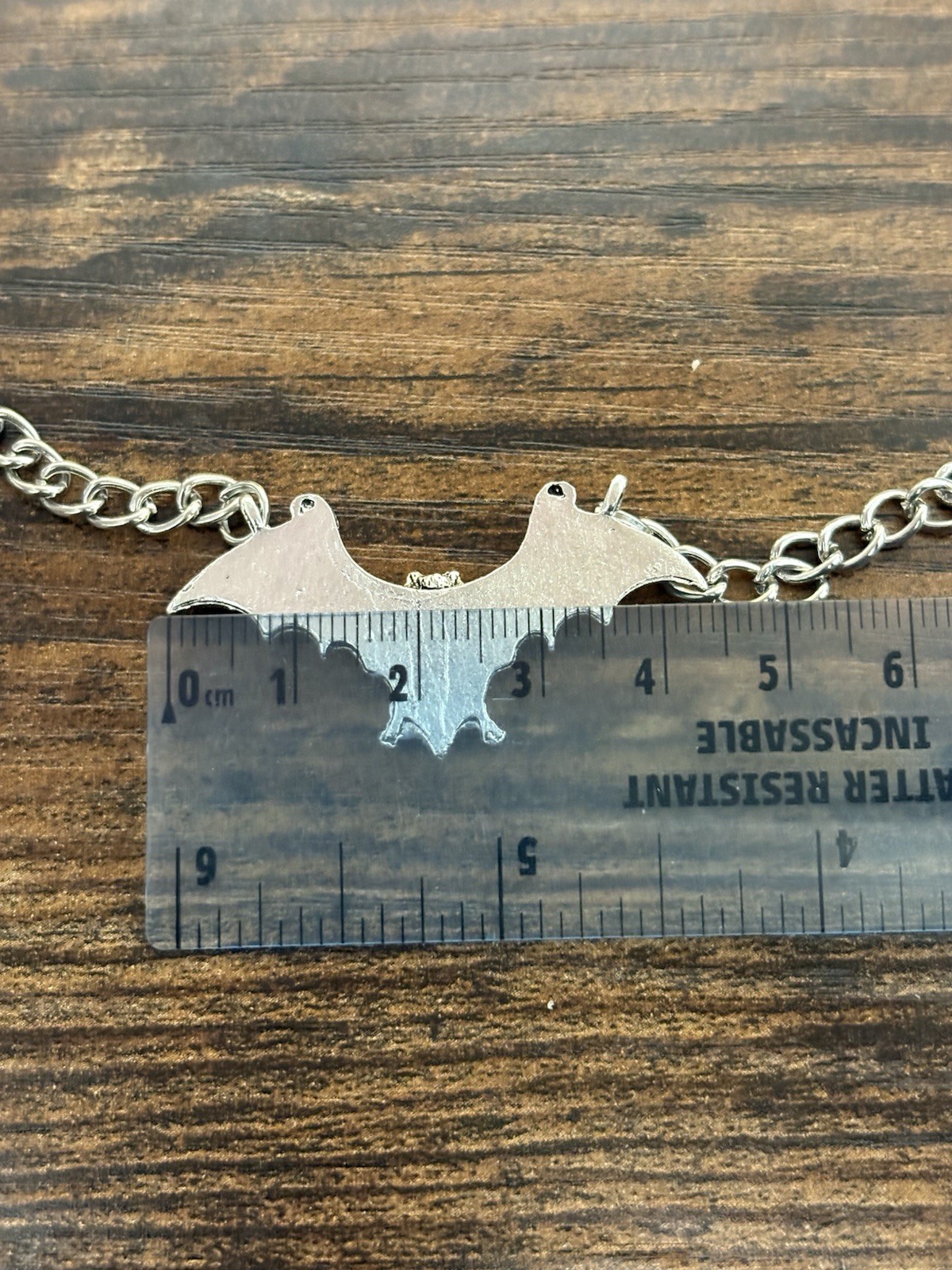 Emo Gothic Silver Bat Nacklace/Choker Unisex