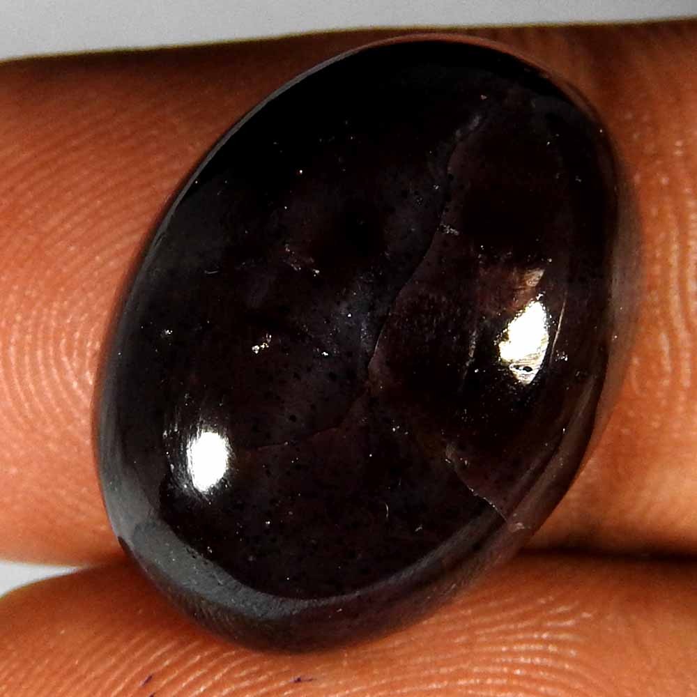 29.70 Cts Natural Star Garnet Four Rays Oval 19x14x7 Cab+ Loose Gemstone