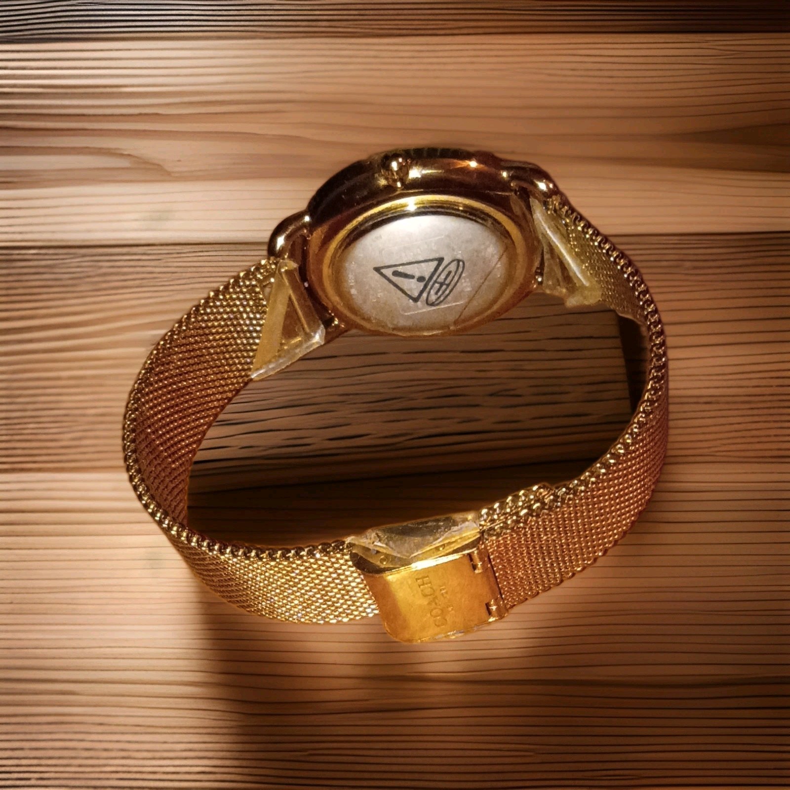 Coach Women’s Elliot Gold Tone Stainless Steel Bracelet Watch