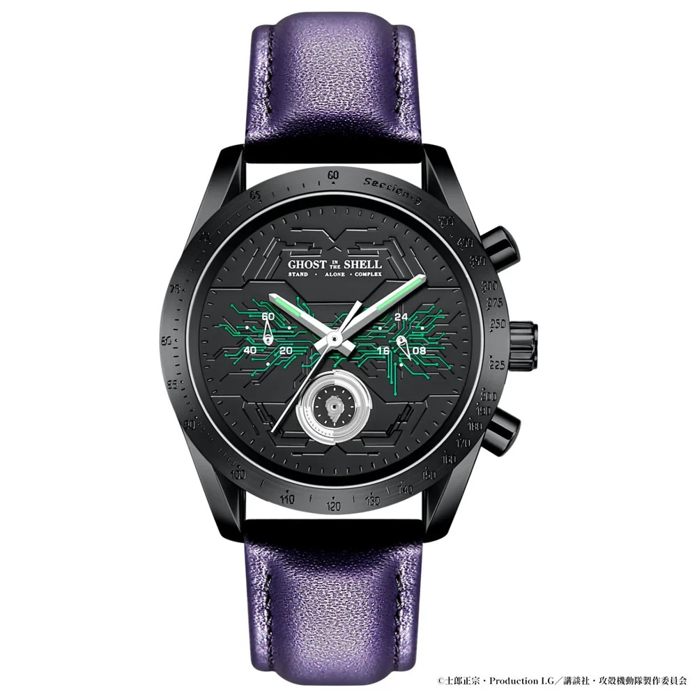 Ghost in the Shell S.A.C. 2way Wristwatch Motoko Kusanagi Model Chronograph New