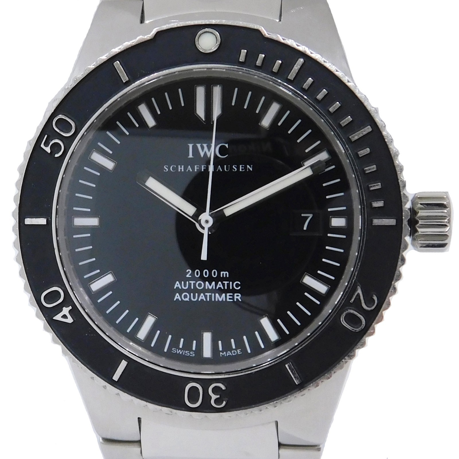 IWC SCHAFFHAUSEN Aquatime IW353602 Stainless Steel Automatic Wrist Watch #1491B