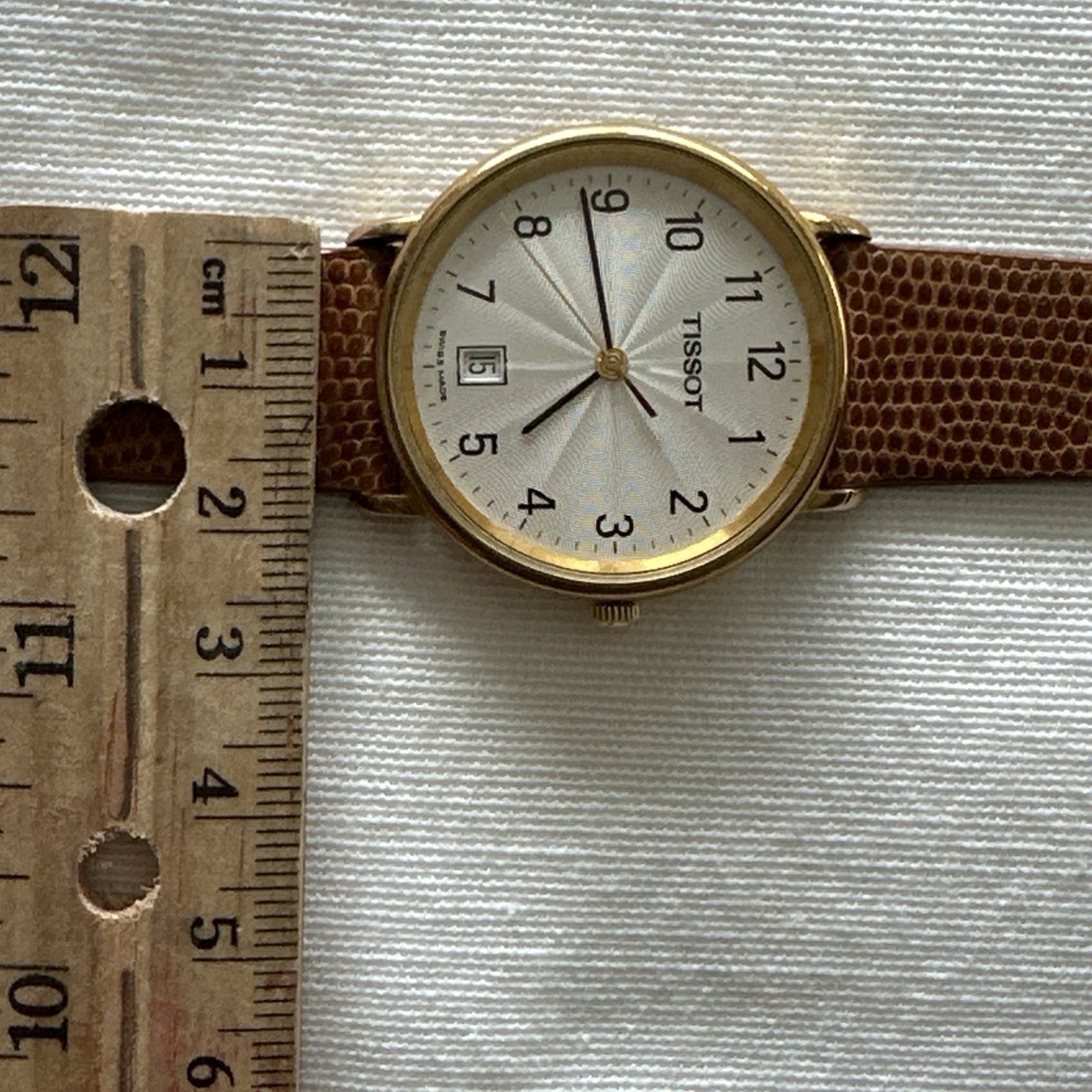 Tissot Womans T890K￼ Stainless Steel Water Resistant Mineral Glass Leather