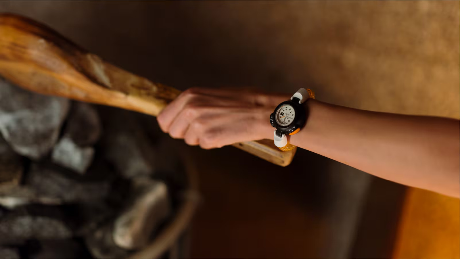 Sauna Watch Sauna Wristwatch SAN 100H 7BJR CASIO Casio Sauna Ikitai Sauna New