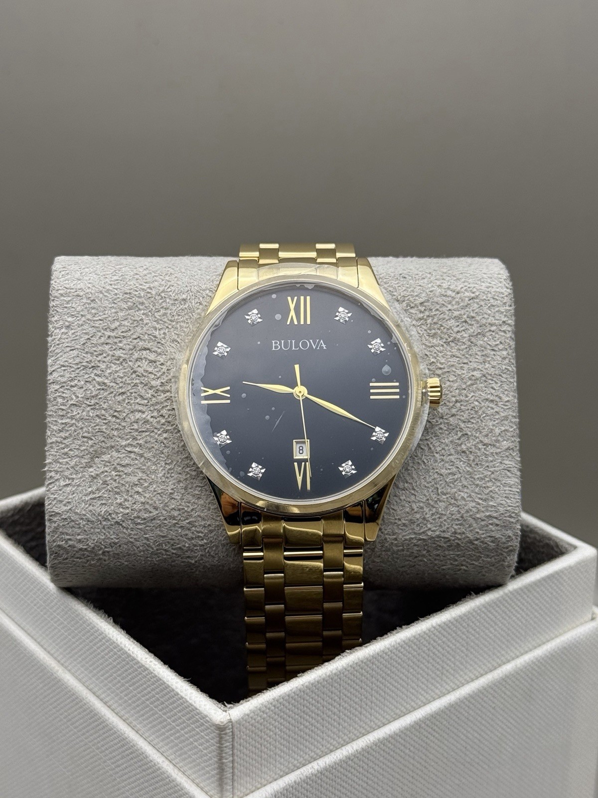 Bulova Watch Men’s Classic 97D108 Gold Stainless Steel 40mm