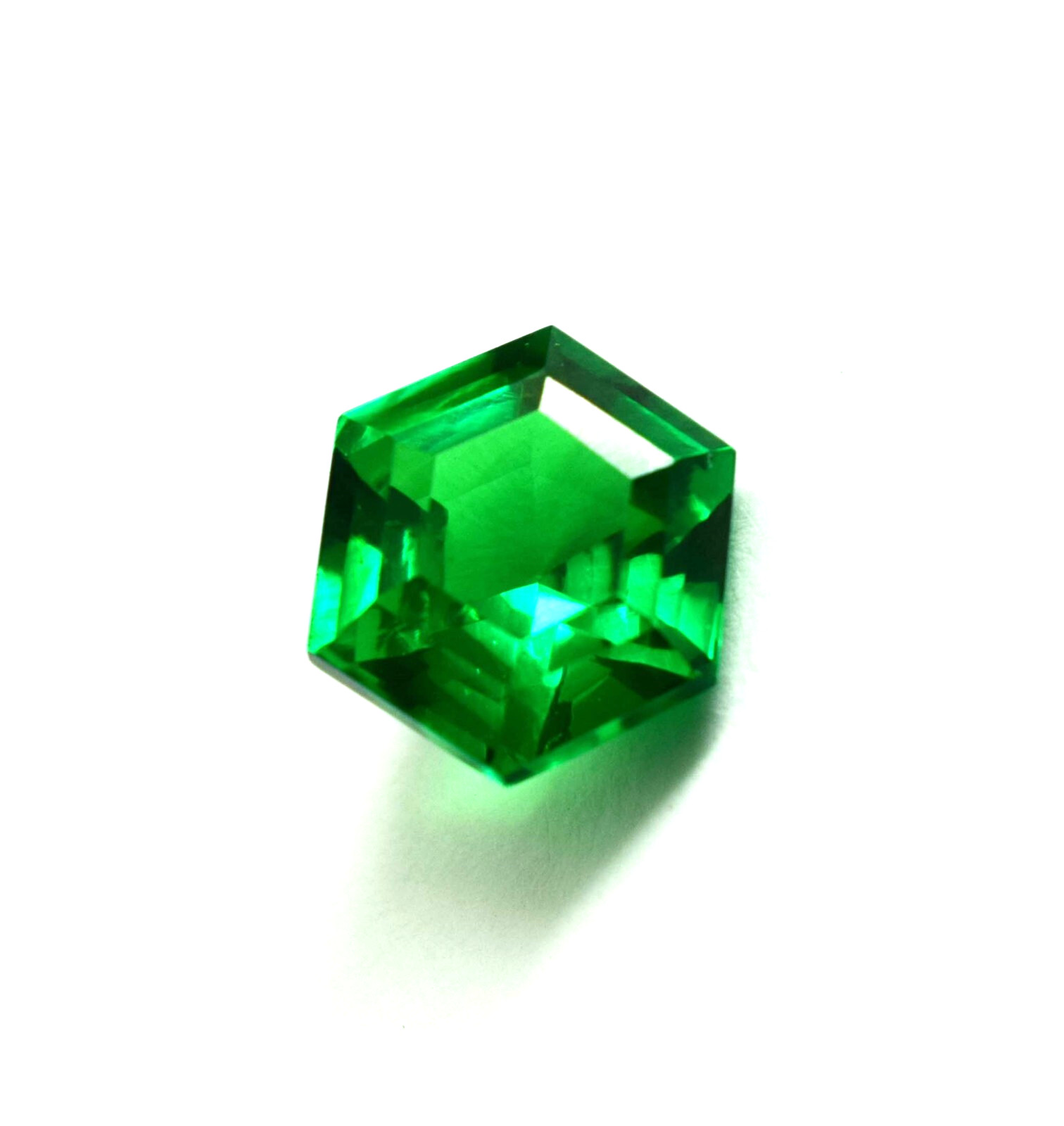 Rarest 8-12 CT Hexagon Cut Certified Natural Tsavorite Green Garnet Gemstone