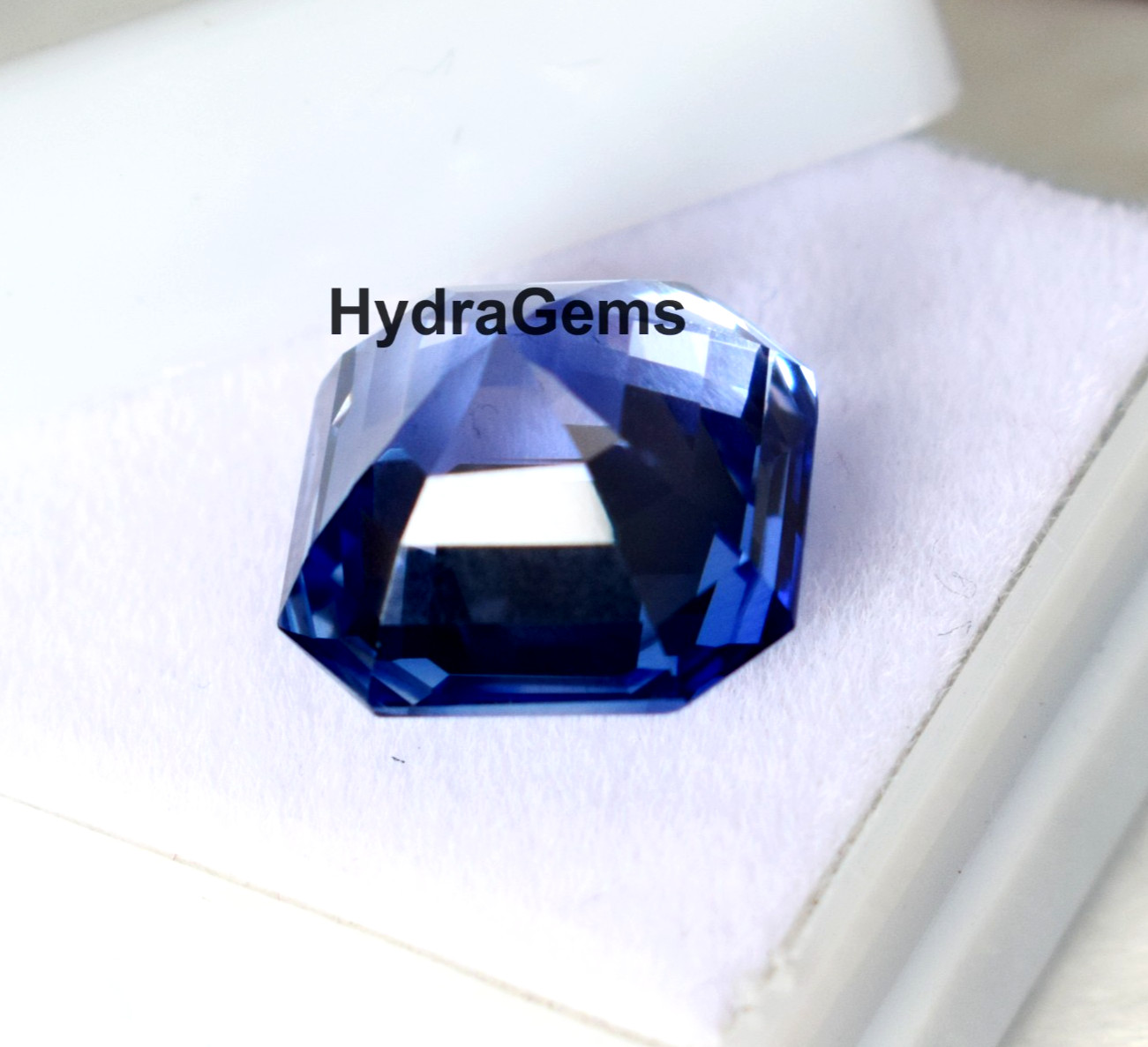 Rare 12 Ct Natural Blue Sapphire Certified Loose Gemstone Ceylon Neelam Jewelry