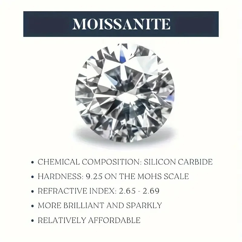 Moissanite Screw Back 14k Gold Solitaire Stud Earrings GRA Certified D/VVS1