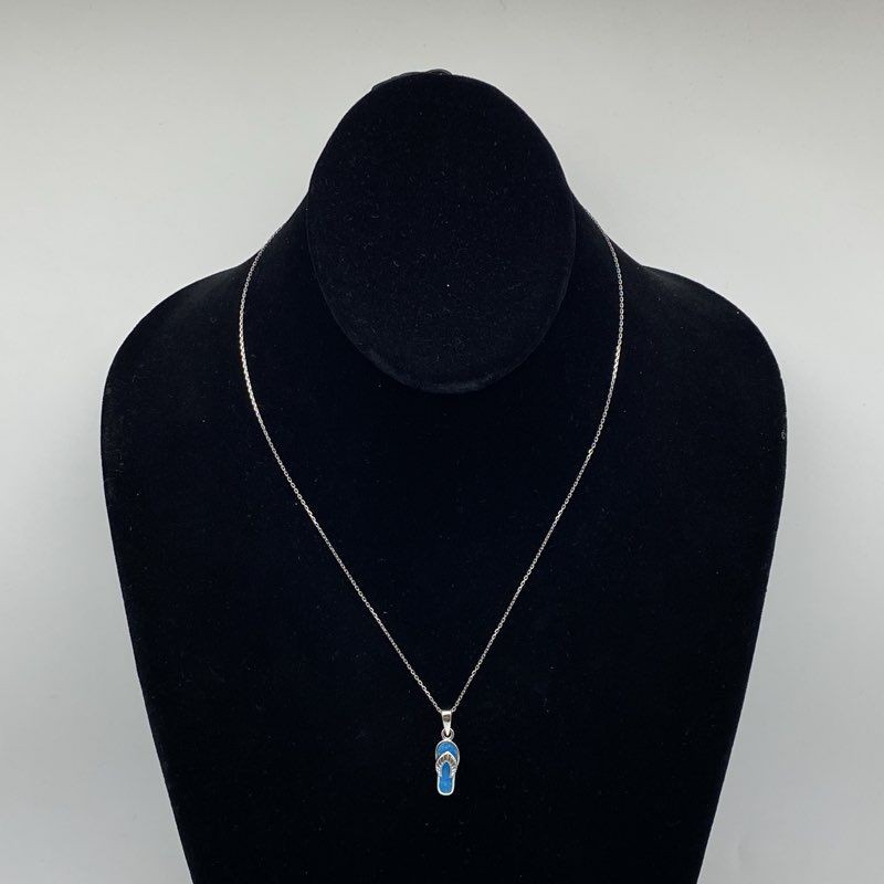 Sterling Silver 925 Jewelry Lot of 4 Turquoise Opal Herringbone Chain 14.9g