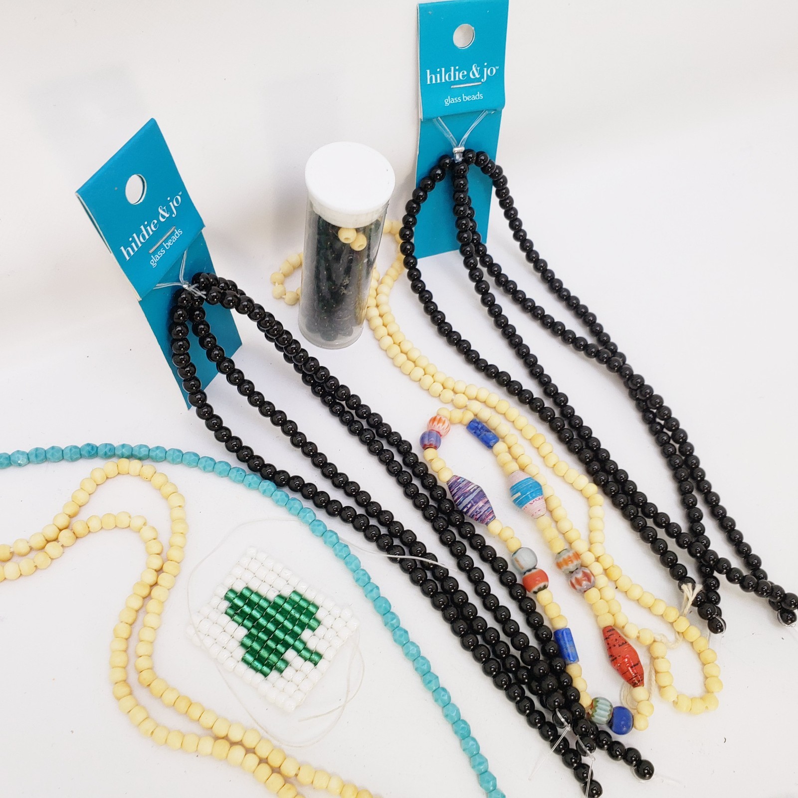 Lot of Glass Bead Necklaces Hildie & Jo and Other Beads Plus FREE Beads