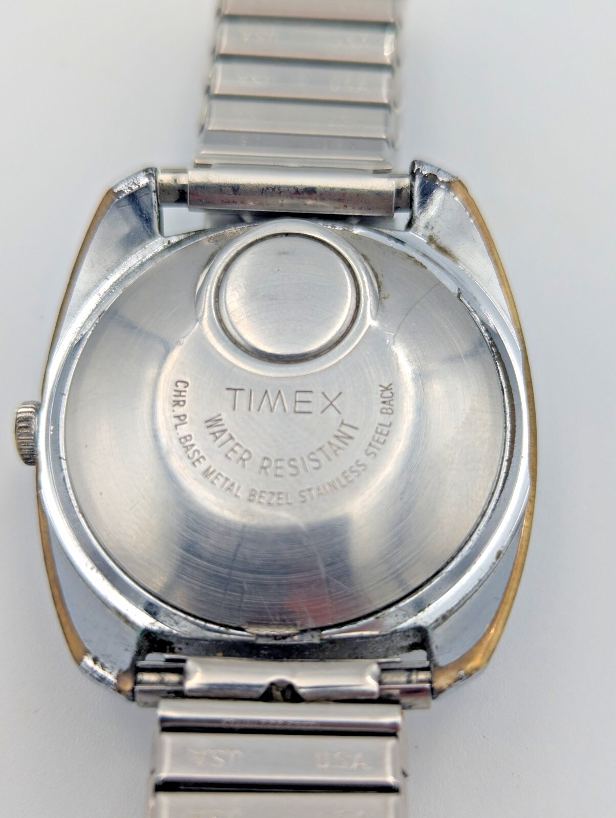 Vintage TIMEX ELECTRIC DYNABEAT Men’s Single Strap Wristwatch, Working