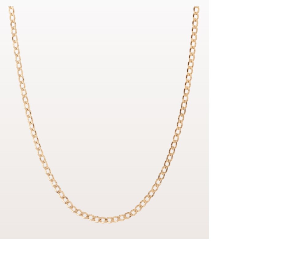 18K Yellow Gold Filled 16″-32inch 1.2mm Thin Cuban Curb Link Chain Necklace G70G