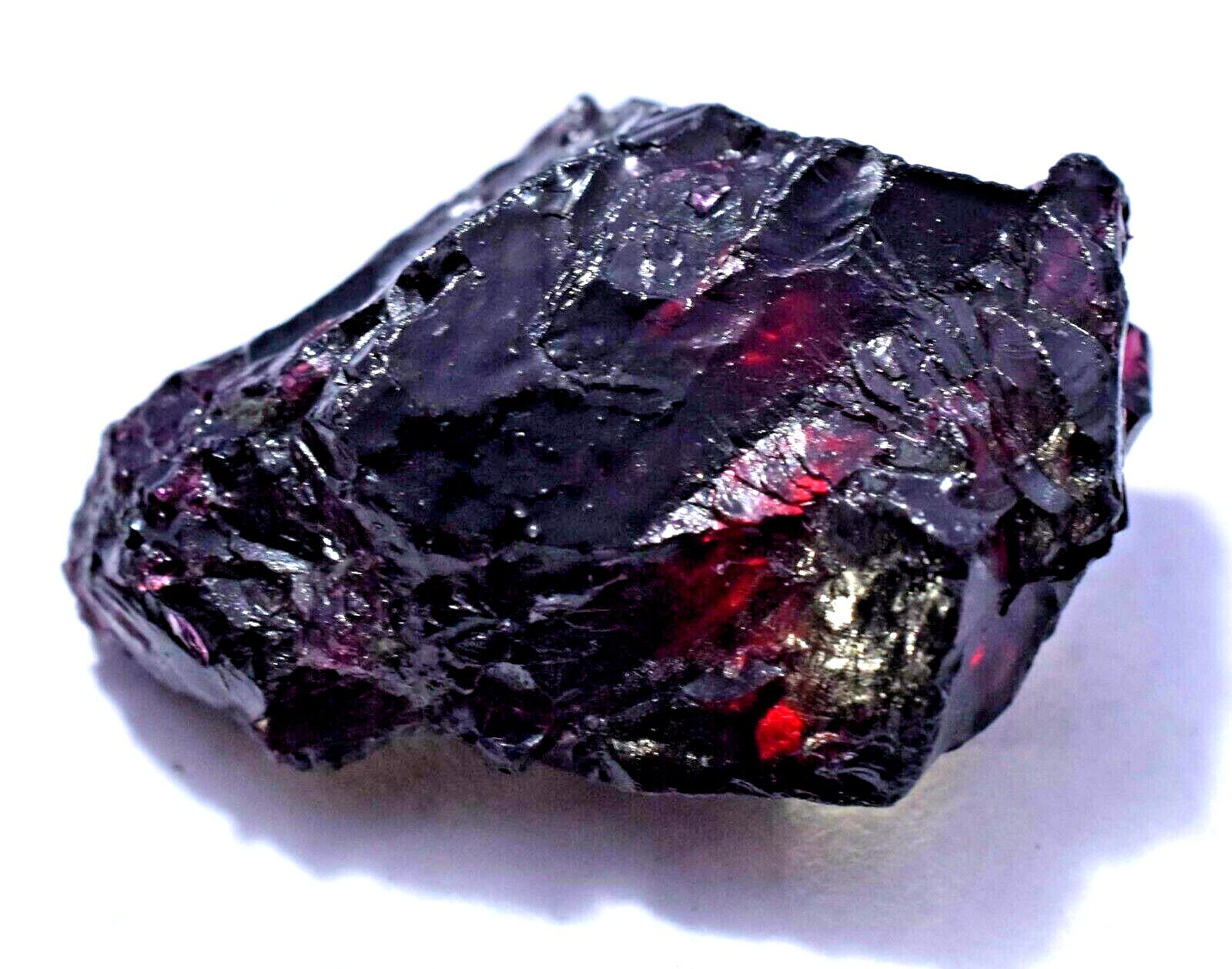 162.40 Ct Natural Red Brown Painite Rough Facet Top Quality Mogok Certified
