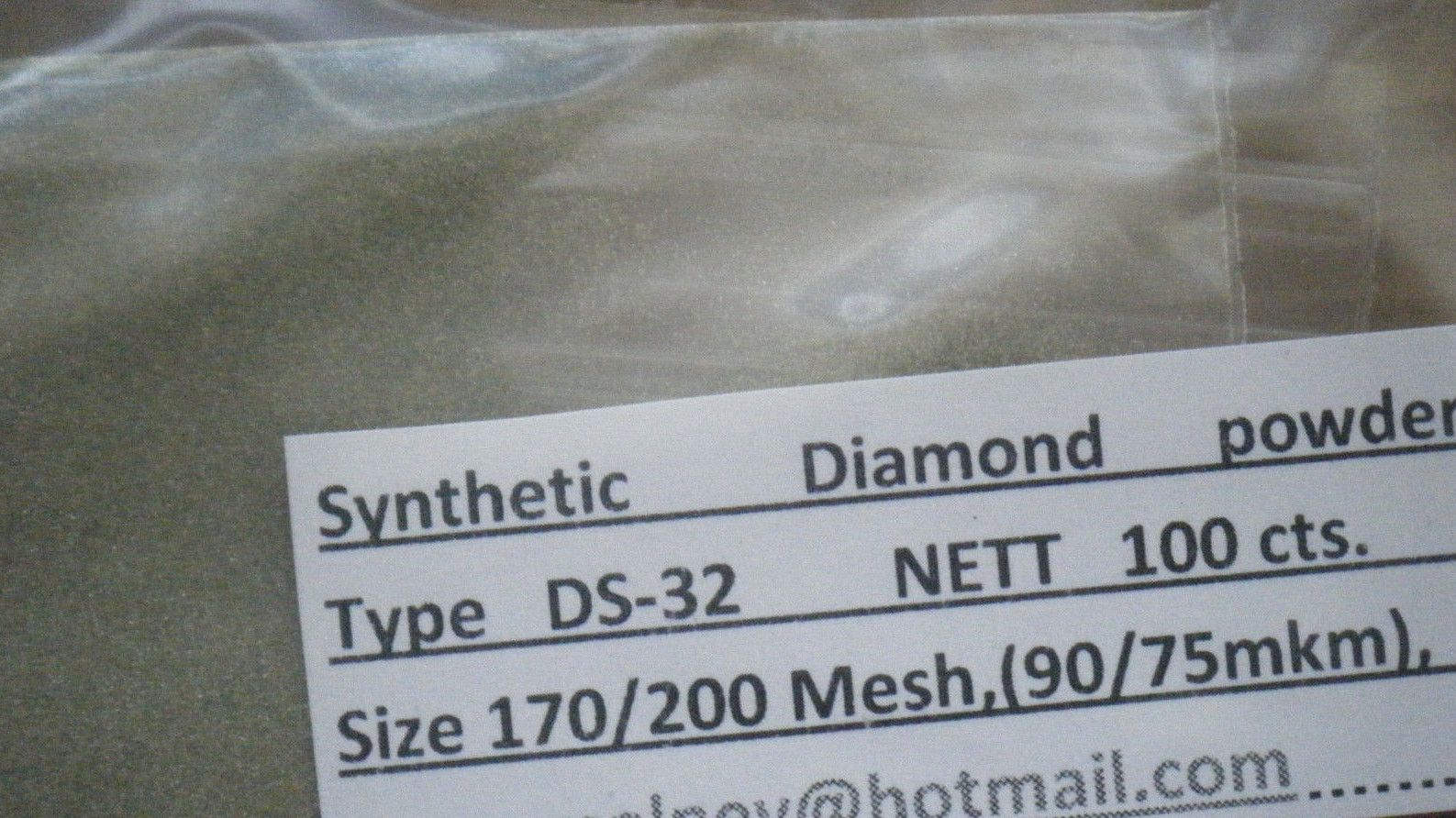 Diamond Powder Lapping Grinding Size 325 to 50 Mesh Weight 1000 cts = 200 Grams
