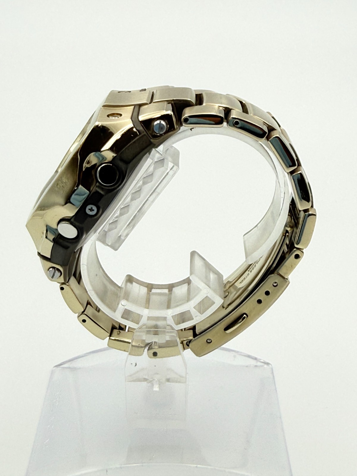 Casio G-Shock G-011 G-011D Cube Gold Ana-Digi Watch Wrist 16cm (6.3 in) -Rank B+