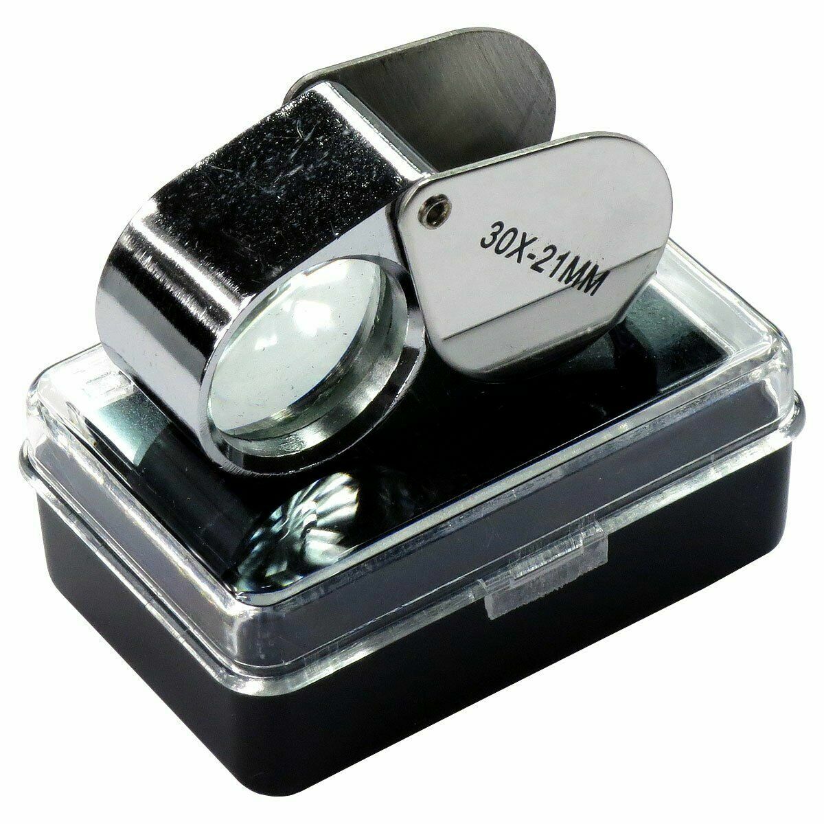 3pc Jewelry Eye Loupe Set 10X 30X + 10X-20X DUAL Optical Magnifying Glass Lens