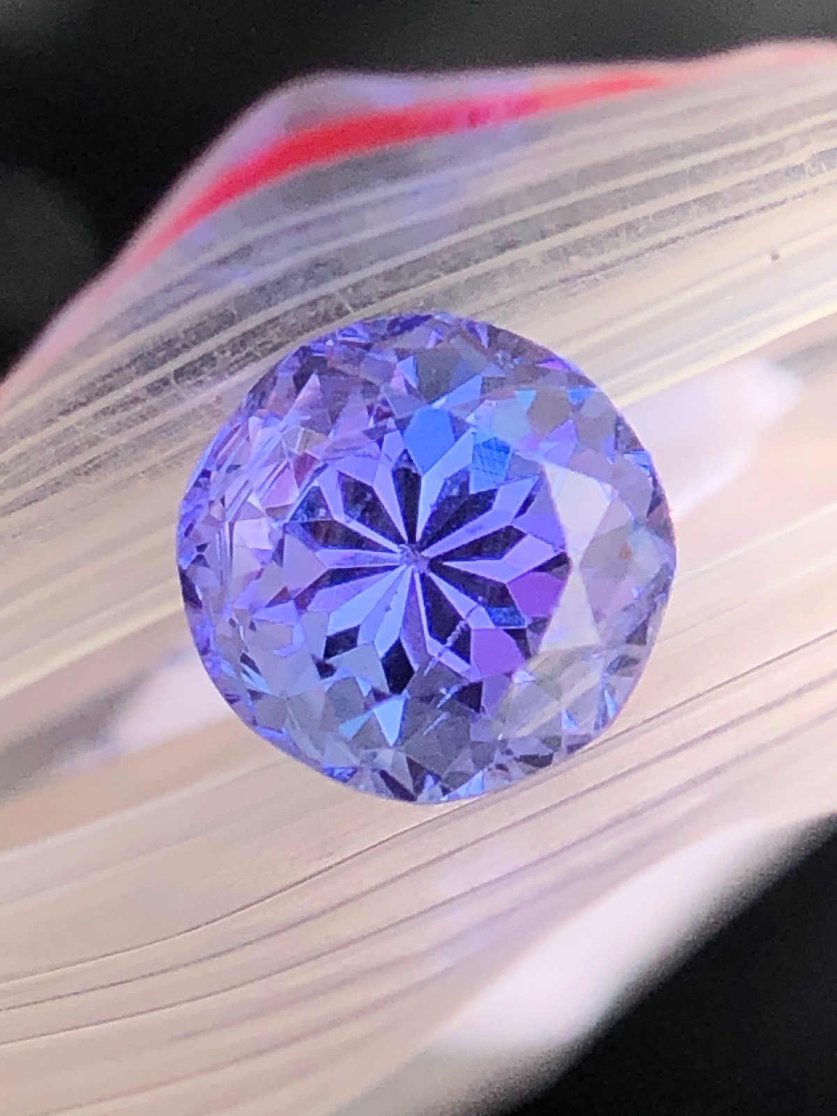 6.40 MM AAABlue Tanzanite Round 1.30 Ct Faceted Gemstone For Making Jewelry/Ring