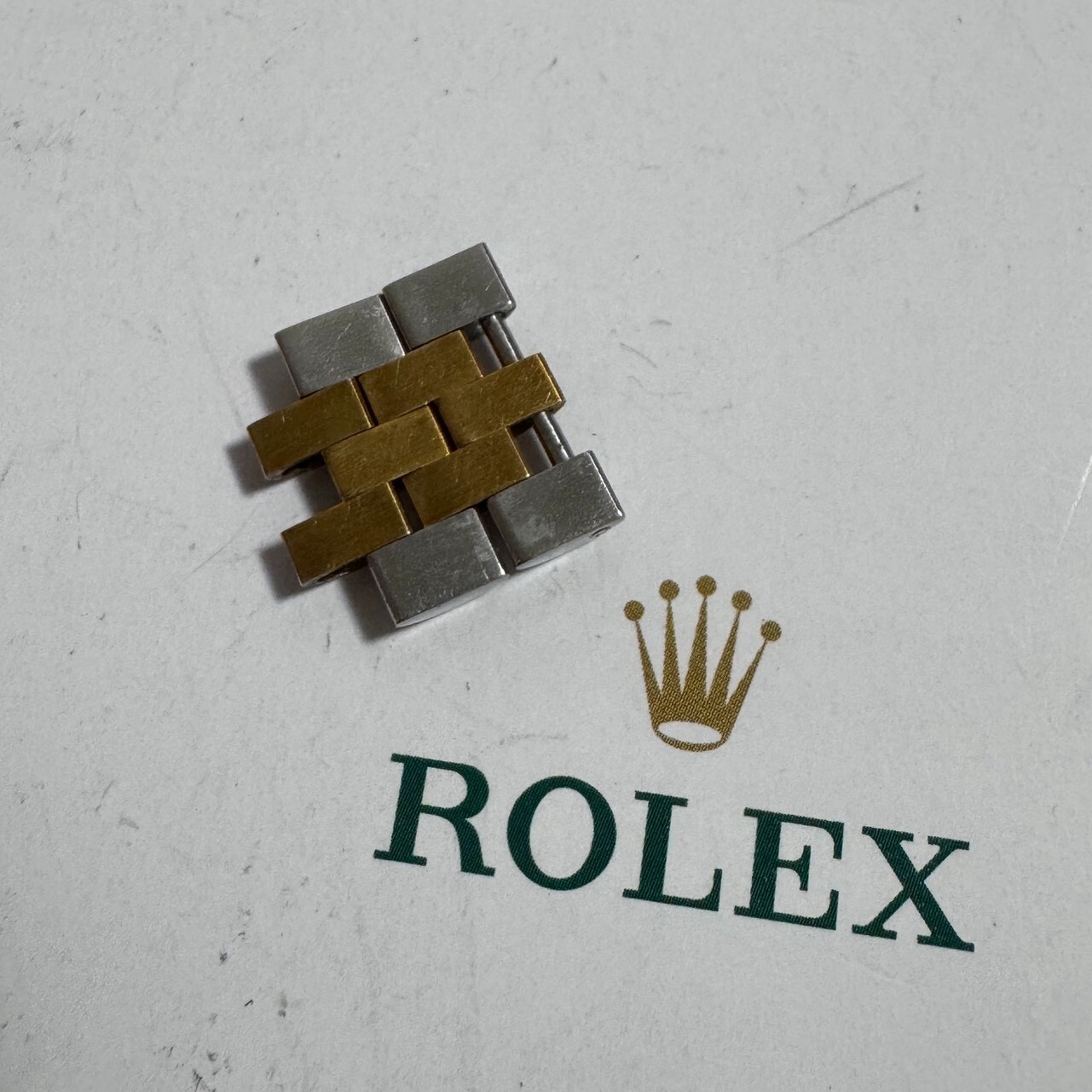 ROLEX 2Link for 16233 16013 DATEJUST 15.5mm×6mm YG×SS FZ8651