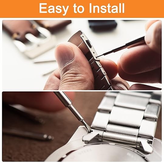 360PCS Stainless Steel Watch PINS SPRING BARS Band Strap Link Repair Kit 8-25mm