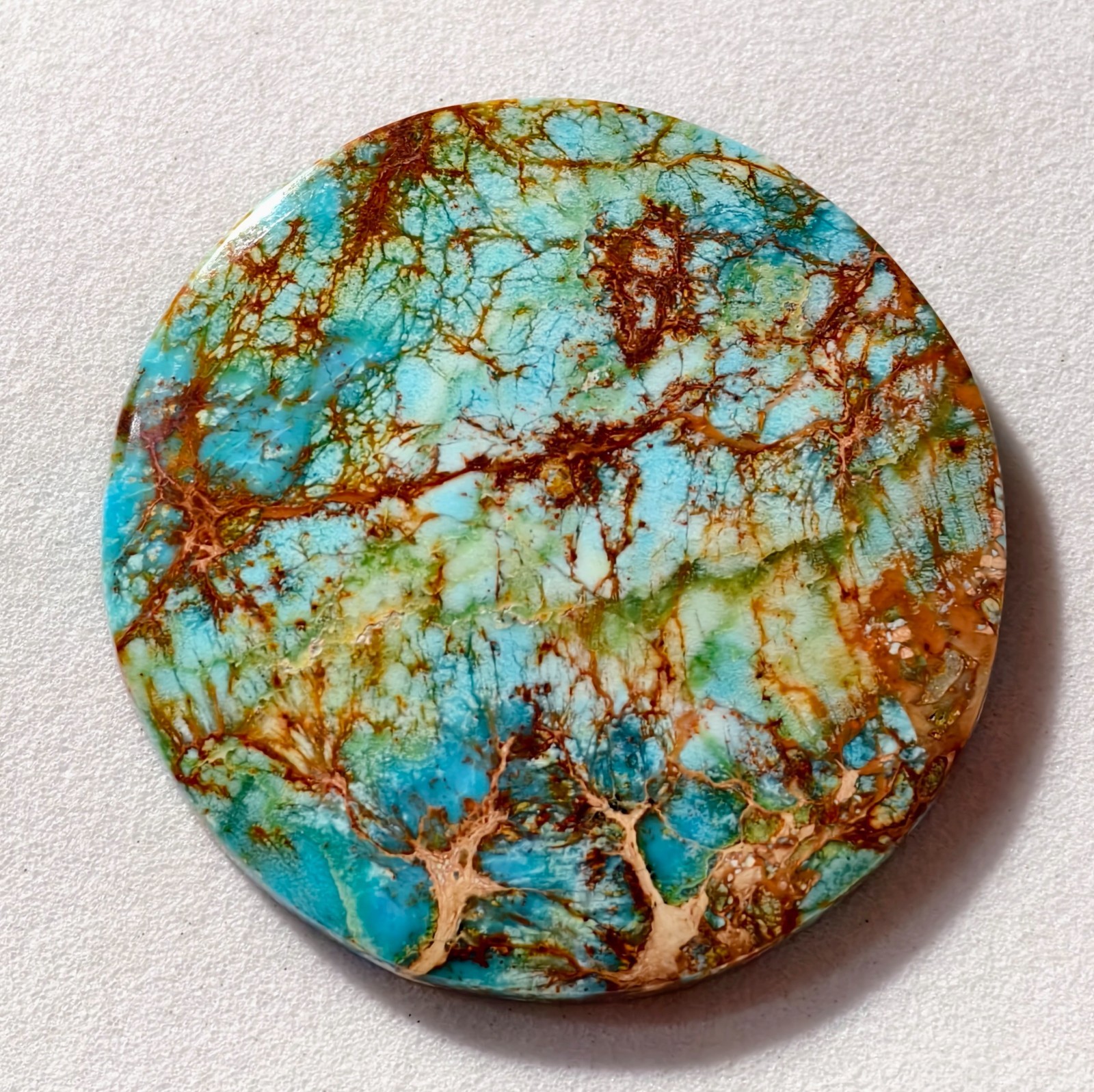 28 Cts Sea Sediment Jasper Cabochon Gemstone For Jewelry 31x31x4.3 MM