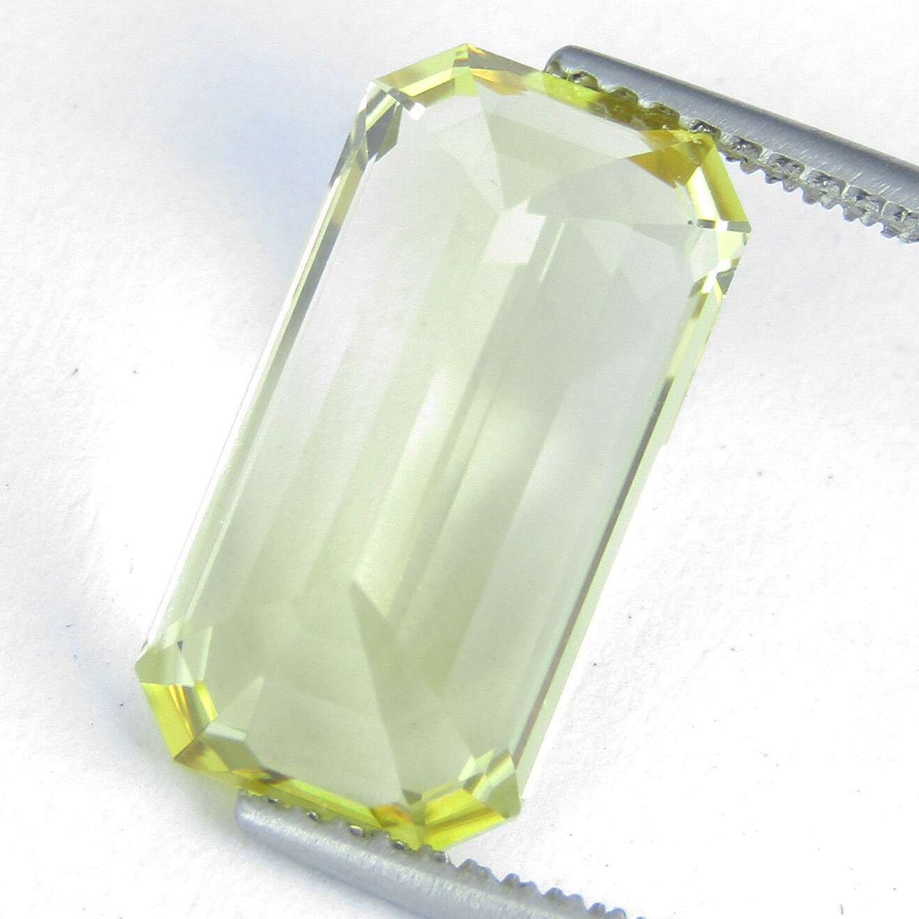 6.45Cts Glorious Natural Unheated Yellow Scapolite Emerald Shape Gemstone