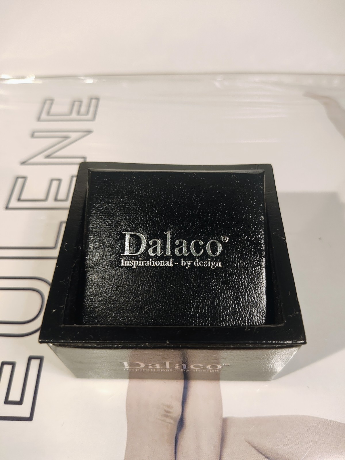 Dalaco Red & White Electric Guitar Cufflinks Rhodium Plated Enamel Boxed…