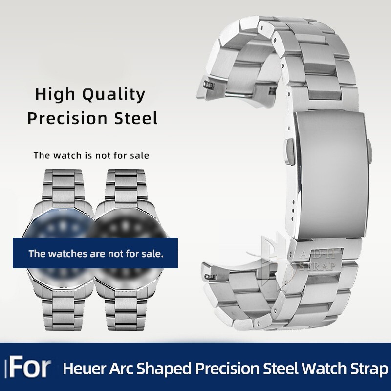 For Heuer AQUARACER 300 WAY201A WAY211A Steel Watchband Metal Bracelet for Men