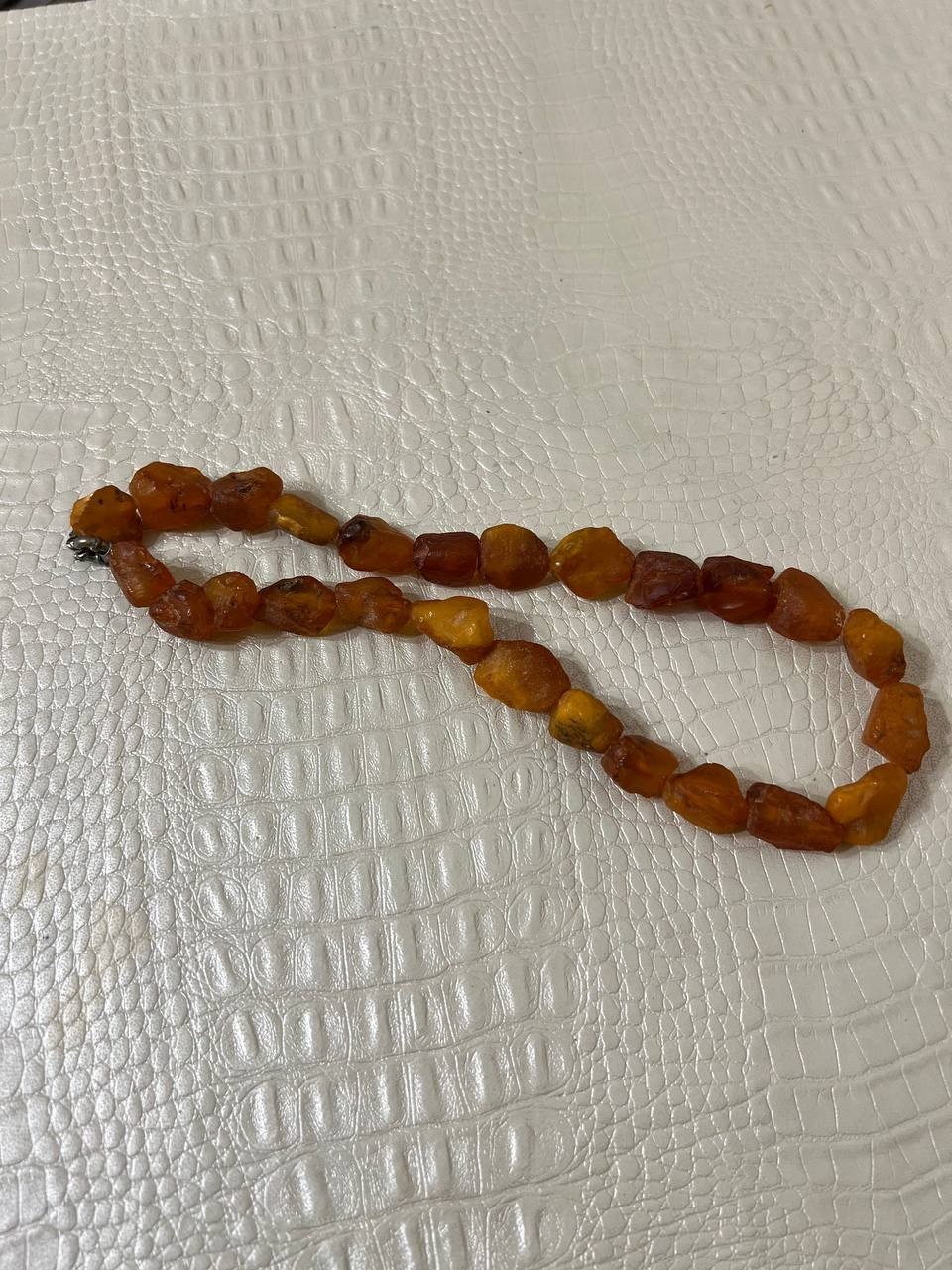 Vintage Natural Baltic Amber Necklace USSR 50g 24cm