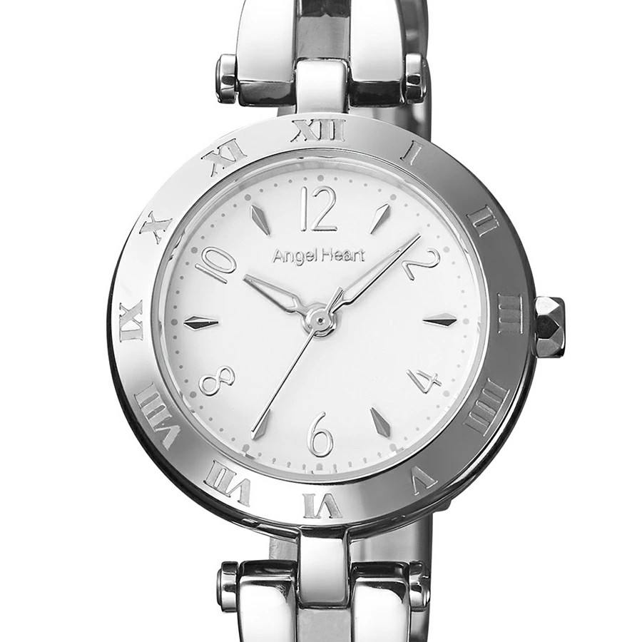 Angel Heart IT25SS-N Innocent Time Solar White Silver SS JDM Watch