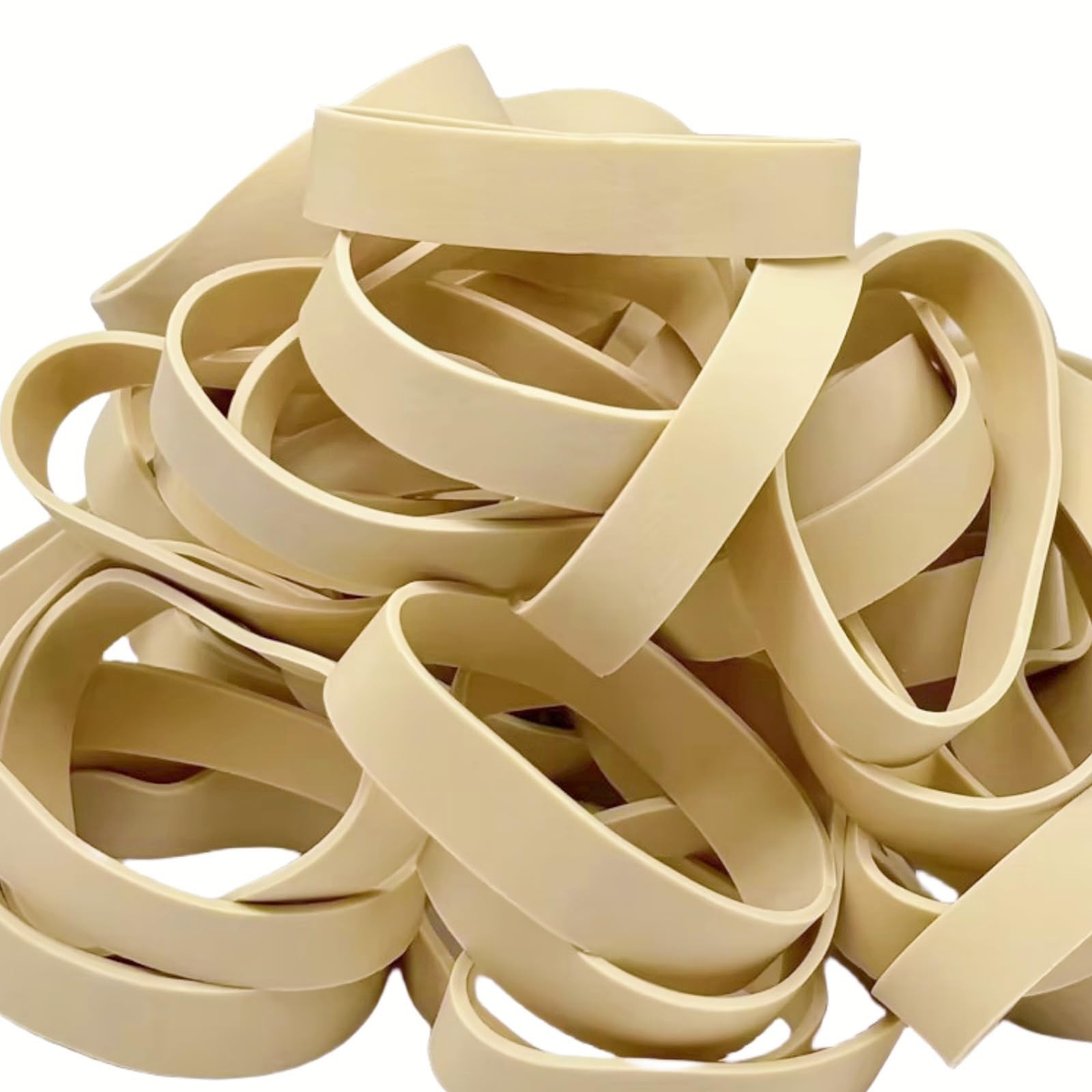 Tactical Rubber Bands #84 (3 1/2” x 1/2”), 50 Pcs Thick Wide Strong Large Heav