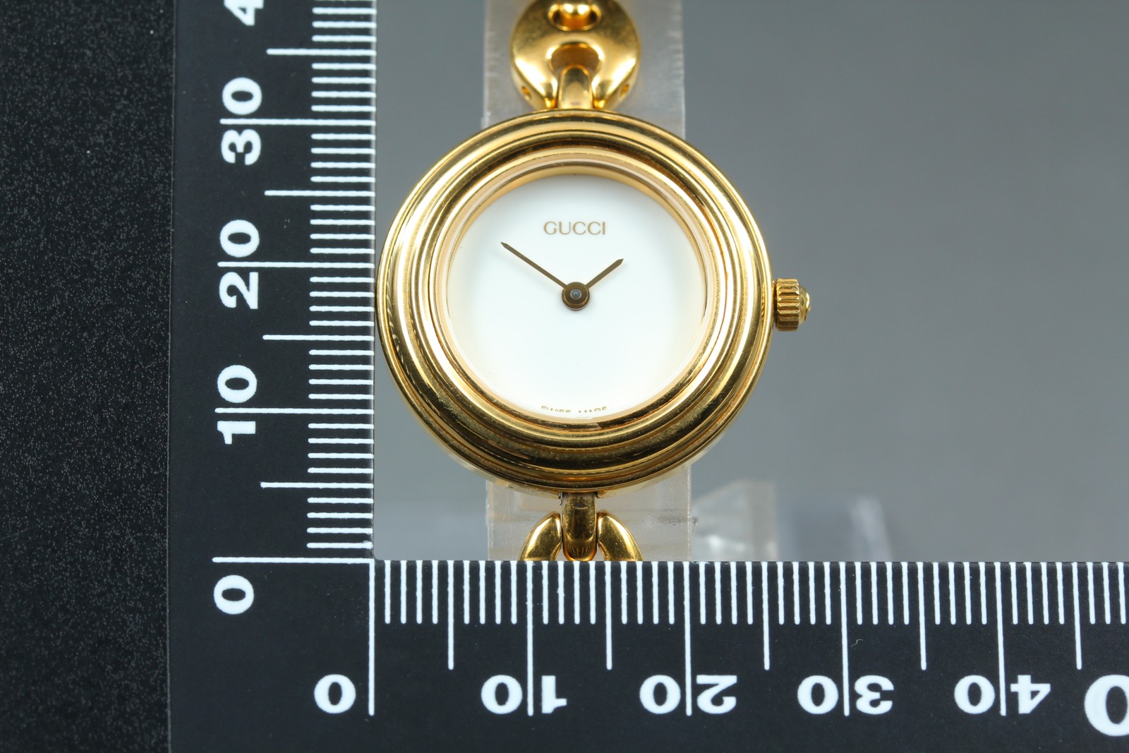 [Near MINT] GUCCI Change Bezel Gold Color 11/12.2 26mm Quartz Women’s Watch