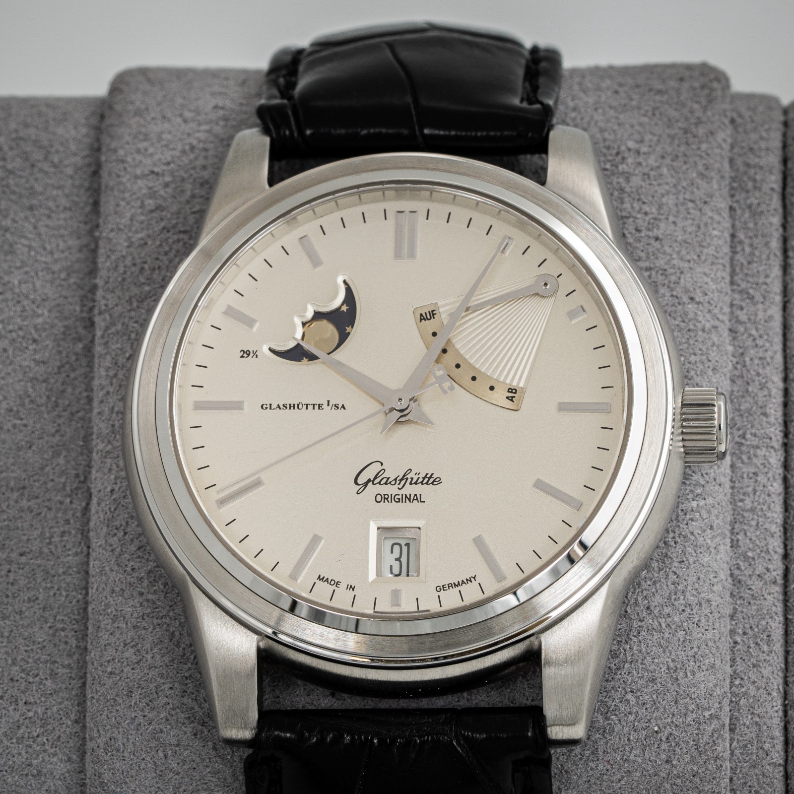Glashütte Original Senator Moon Power Reserve 1-39-44-04-12-04 Box Papers