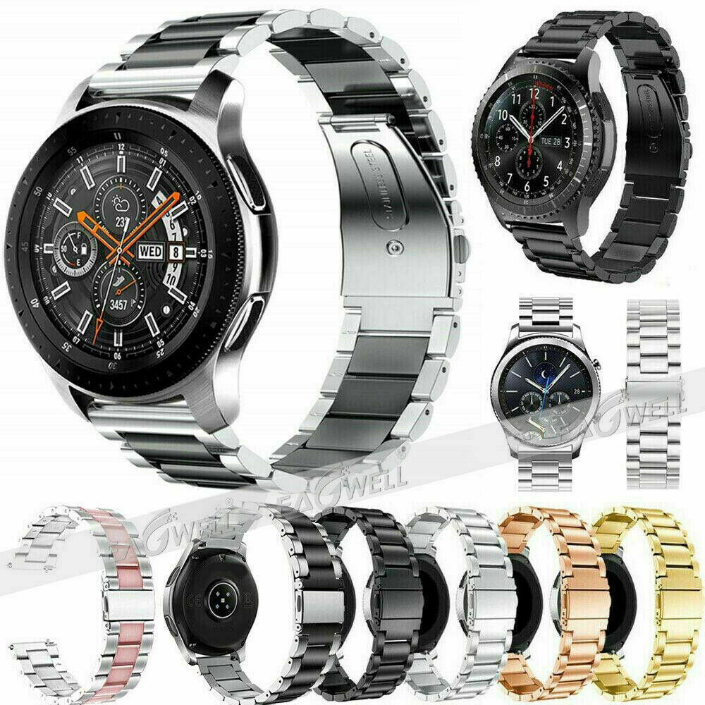 For Huami Amazfit GTR 47mm Light Solid Stainless Steel Watch Band Strap Bracelet