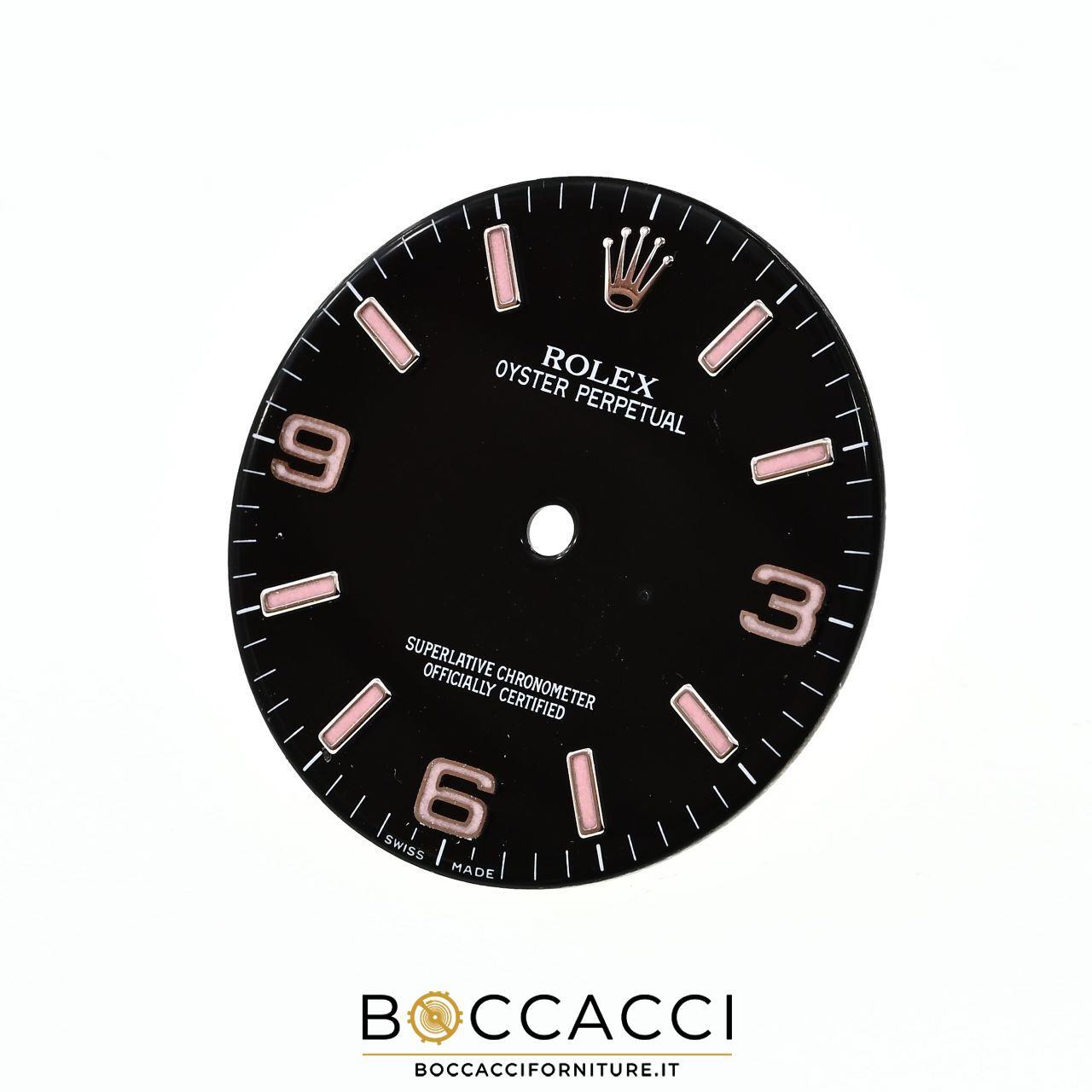 ROLEX Quadrante Dial OYSTER Perpetual 34mm Nero Indici Rosa ref ’’Swiss Made’…