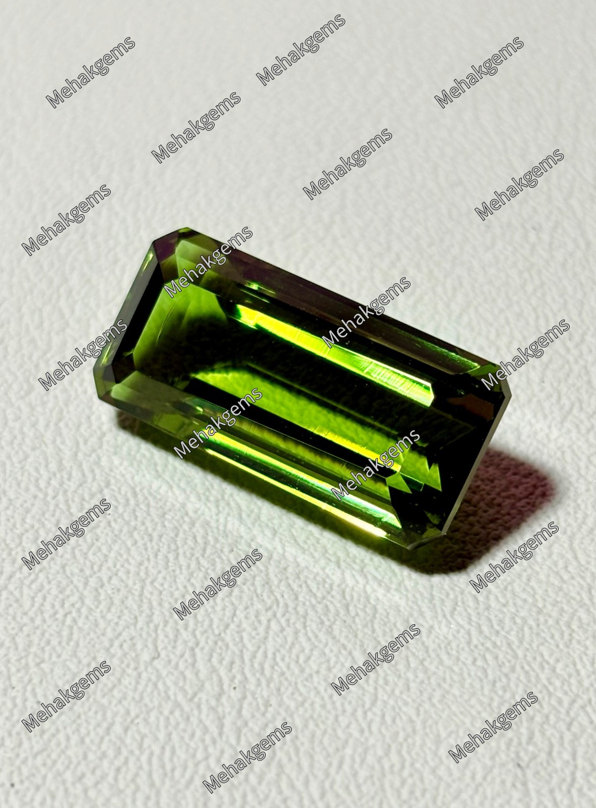 35 Carat Zultanite Gemstone, Rectangle Color Change Diaspore Pendant Stone