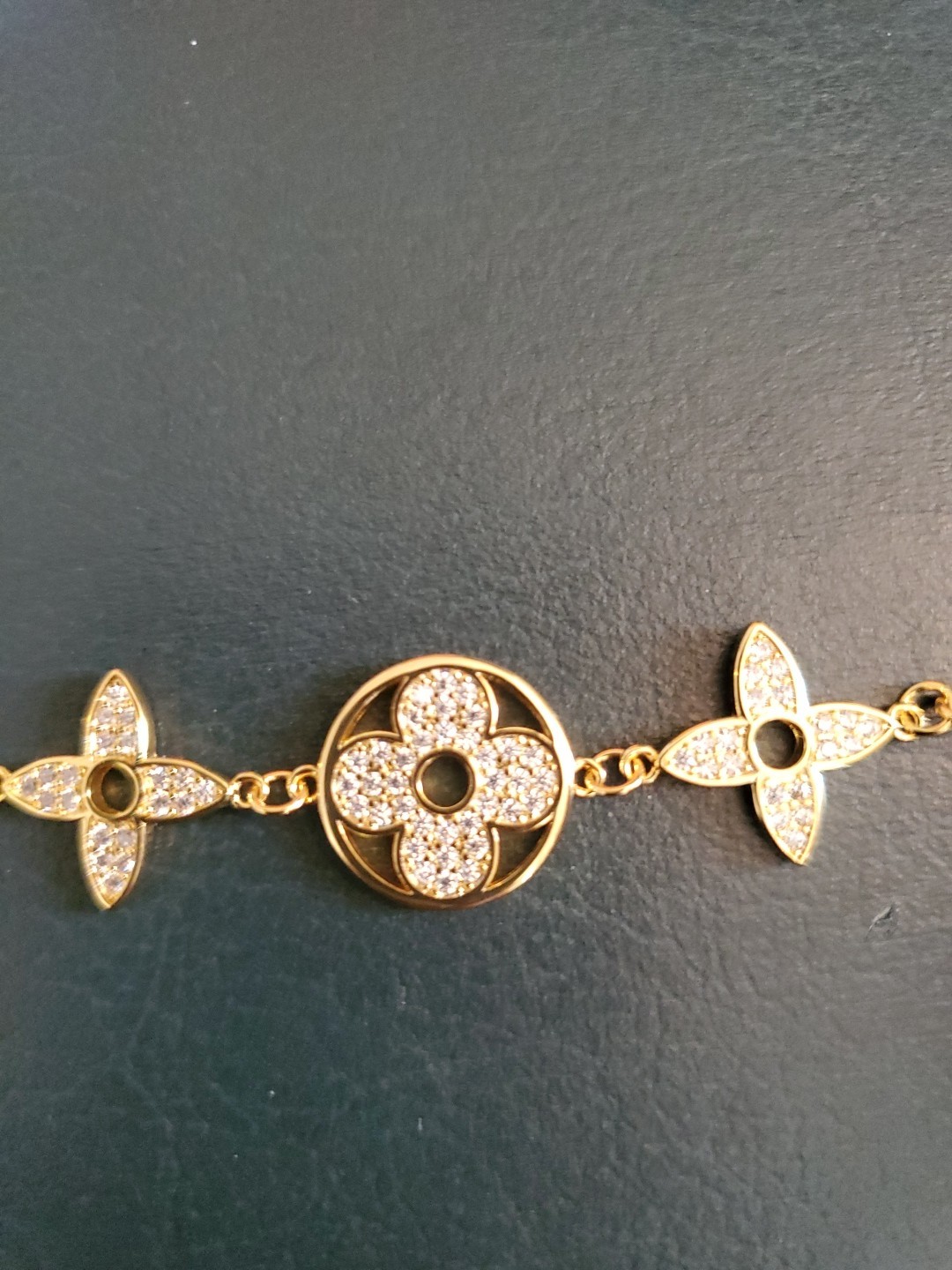 LOUIS VUITTON Bracelet Monogram Colorful Charm Goregeous