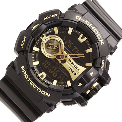 CASIO G-SHOCK GA-400GB-1A9 GA-400 GA Quartz Analog & Digital Black/Gold Black