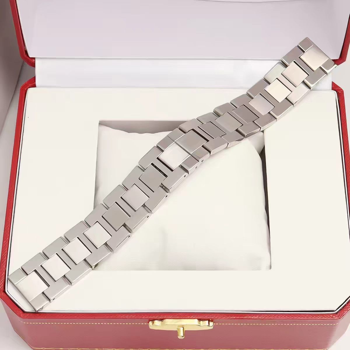 16 19 23 mm Quick Release Stainless Steel Watch Bracelet for Cartier Tank Must