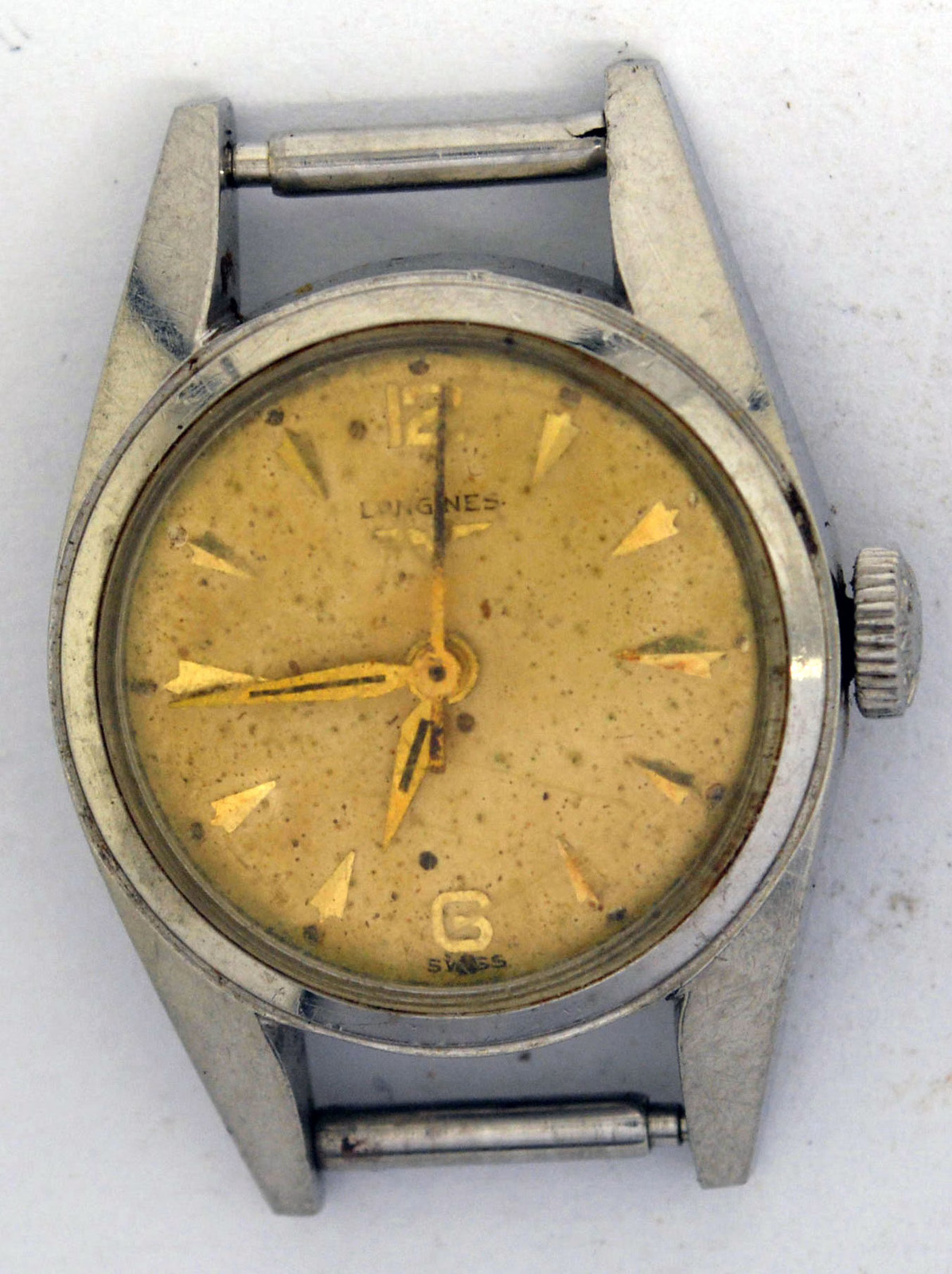 Vintage LONGINES Steel Ladies Wristwatch. Ref: 6657-2, Cal: 14.16S. For Repairs