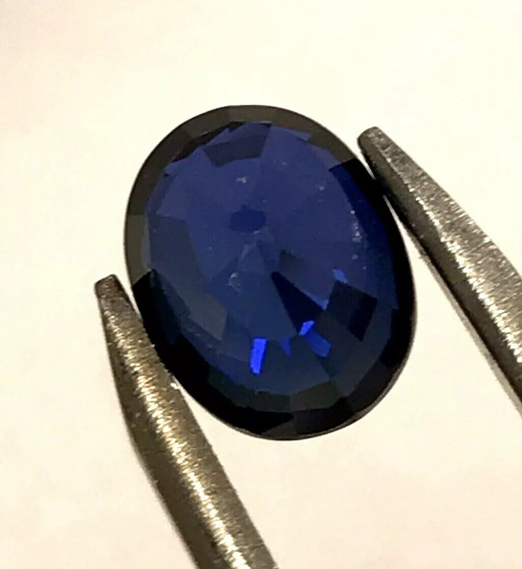 3.05 Ct Natural Blue Sapphire Beautiful Color,VVS Clarity, Oval Cut ,9 mohs hard
