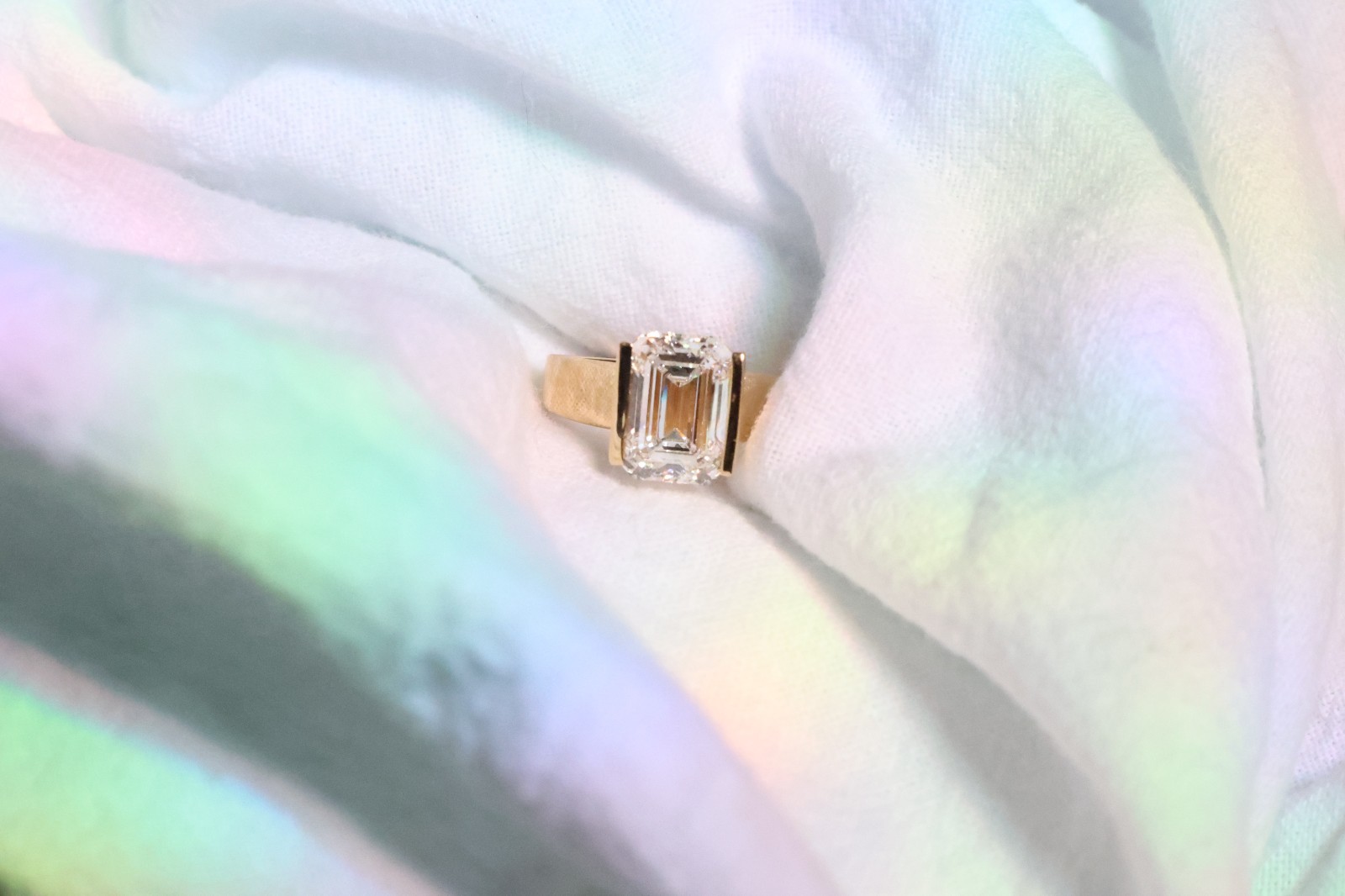 Brand New 3.02 Carat Diamond Ring | 18K Gold Band | Lab Grown Diamond | IGI