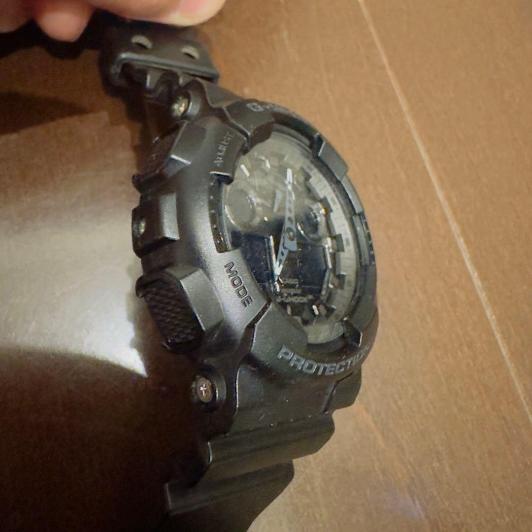 CASIO G-SHOCK GA-100CF-1AJF Black Analog-Digital Watch