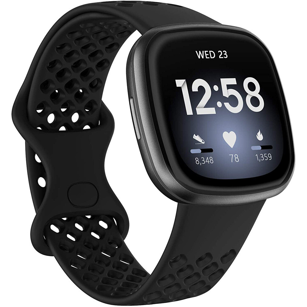 For Fitbit Versa 3 / 4 Silicone Wrist Strap Replacement Wristband Watch Band