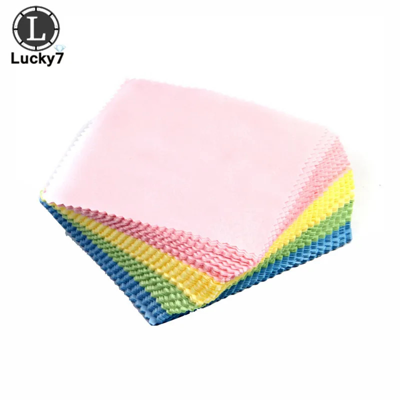 10Pcs Wholesale Jewelry Cleaning Cloth Cotton Cashmere Titanium Steel Maintenanc