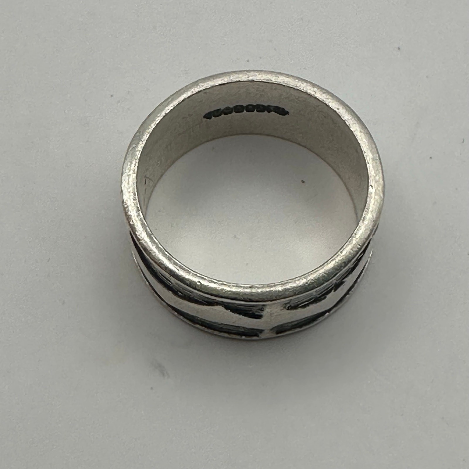 Batman silver tone ring mens womens unisex casual jewelry Size 7.25