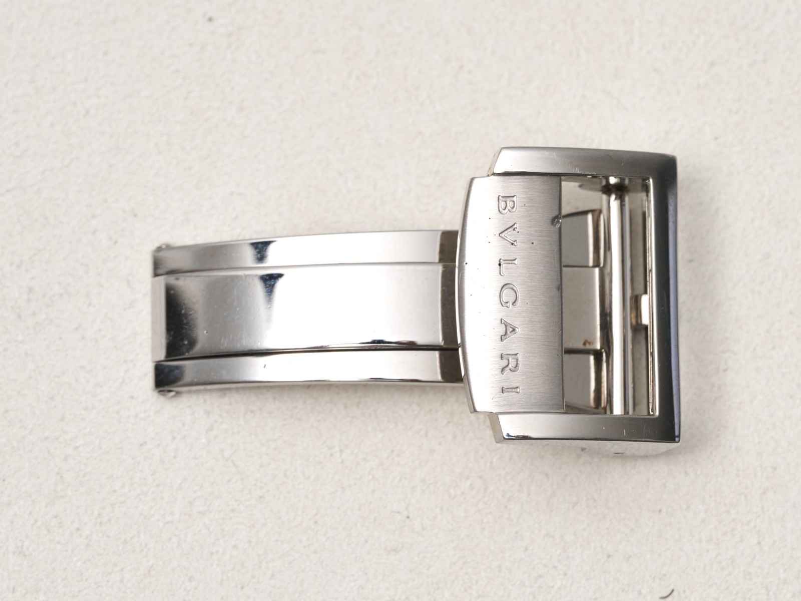 Bvlgari Bulgari 18mm Deployment Buckle Clasp Fold Over Stainless Steel