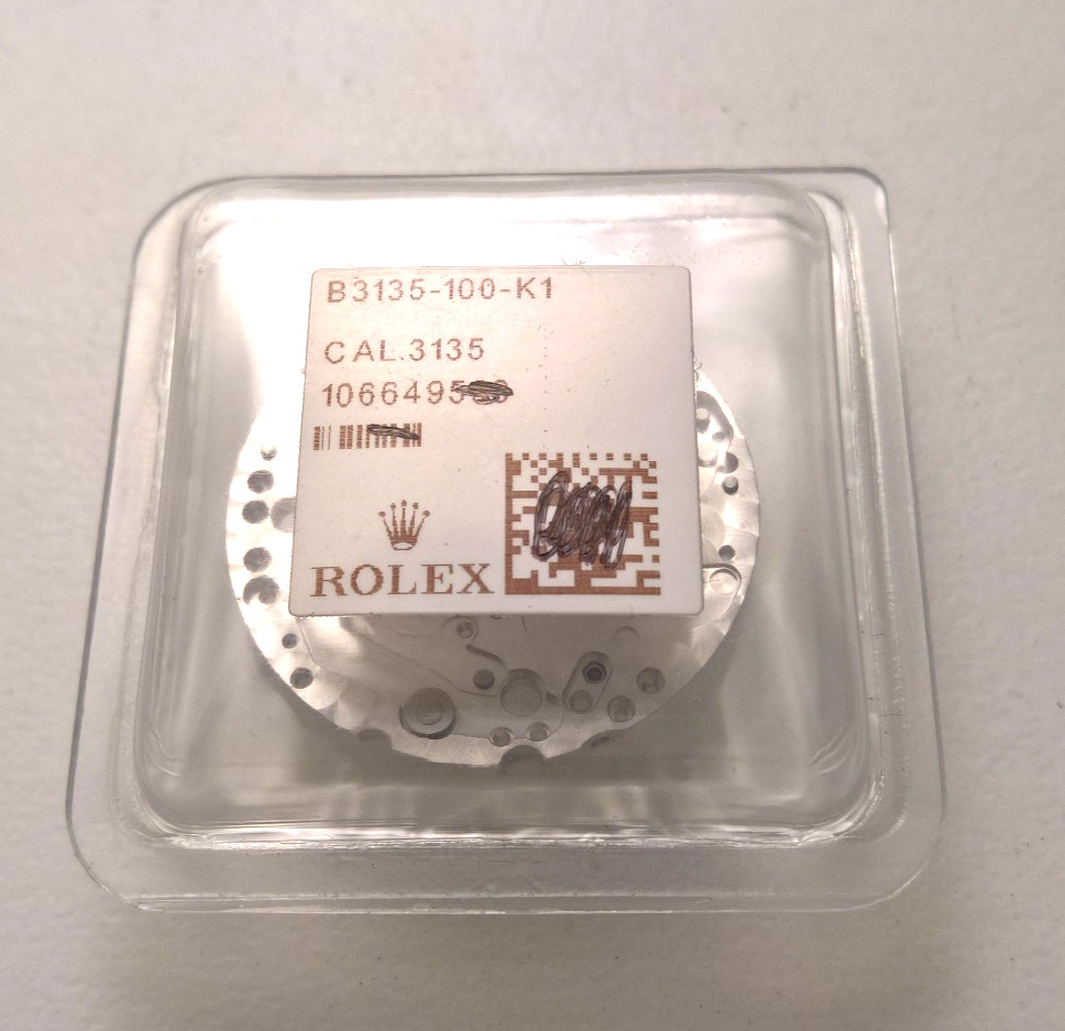 ULTRA RARE ROLEX CAL 3135-100 MOVEMENT MAIN PLATE FOR PARTS ORIGINAL 100%