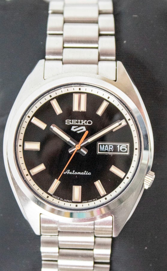Seiko 5 Sports SNXS Series Automatic Men’s Watch (Black)
