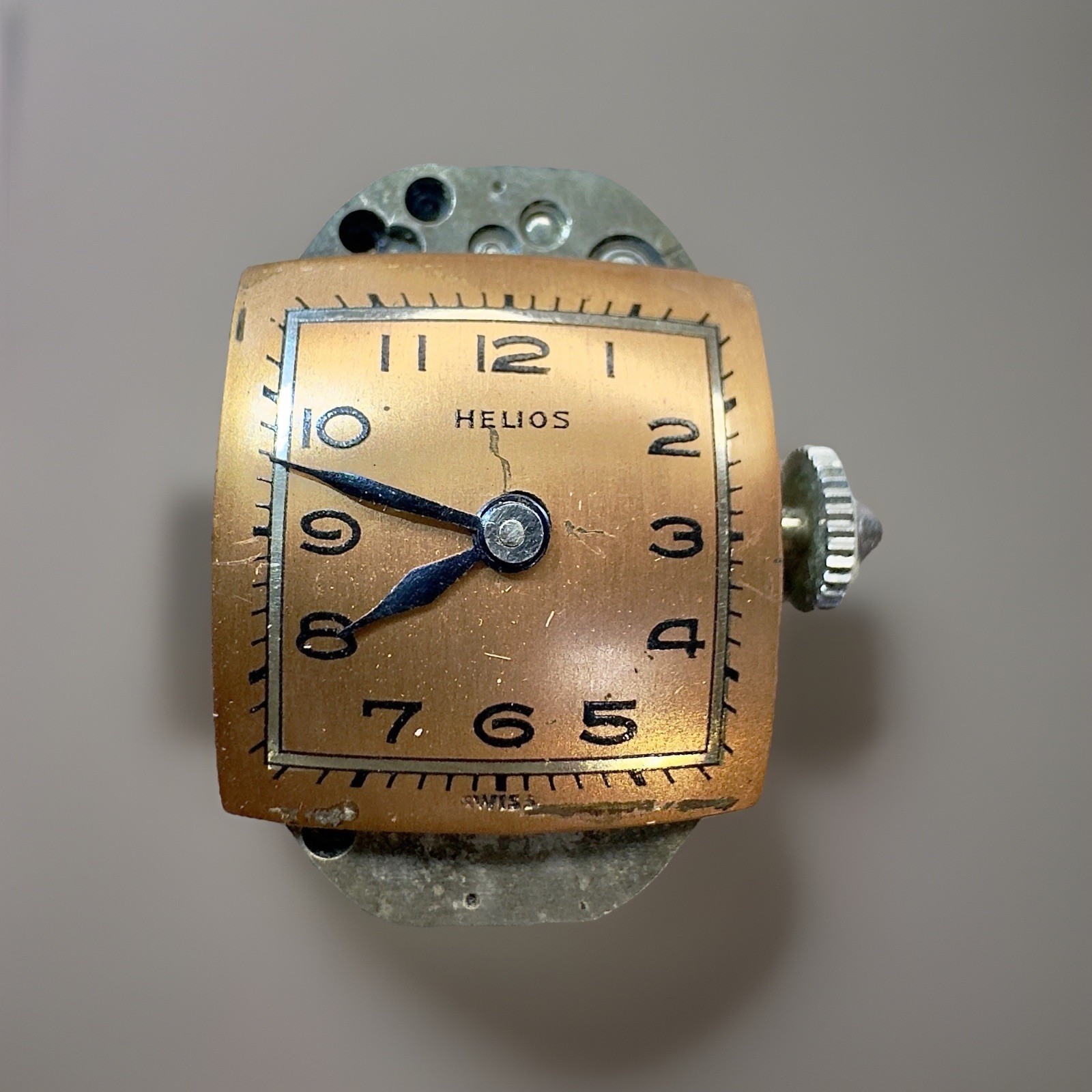 Vintage 1940s Helbros Swiss Sterling Silver Ladies Cocktail Watch 15j Box&Papers